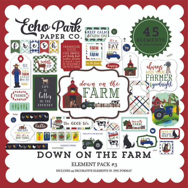 Down on the Farm Element Pack #3
