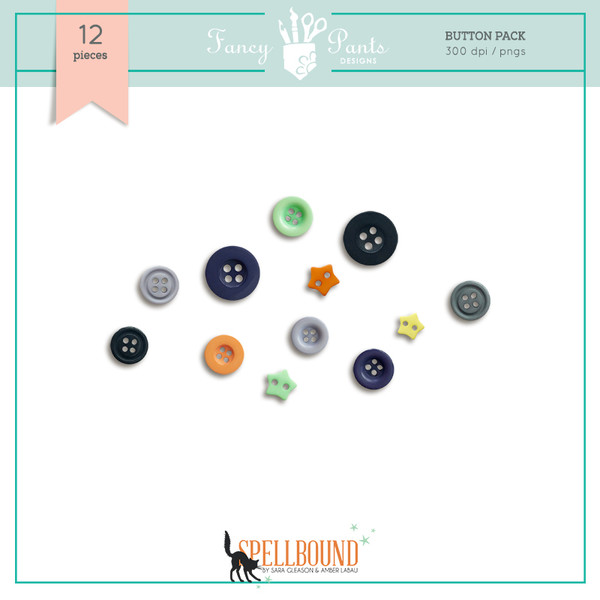 Spellbound Buttons Pack