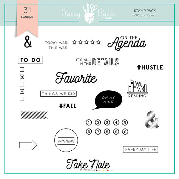 Take Note Stamp Set
