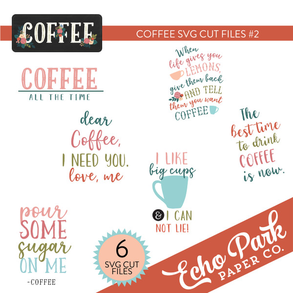Coffee SVG Cut Files #2