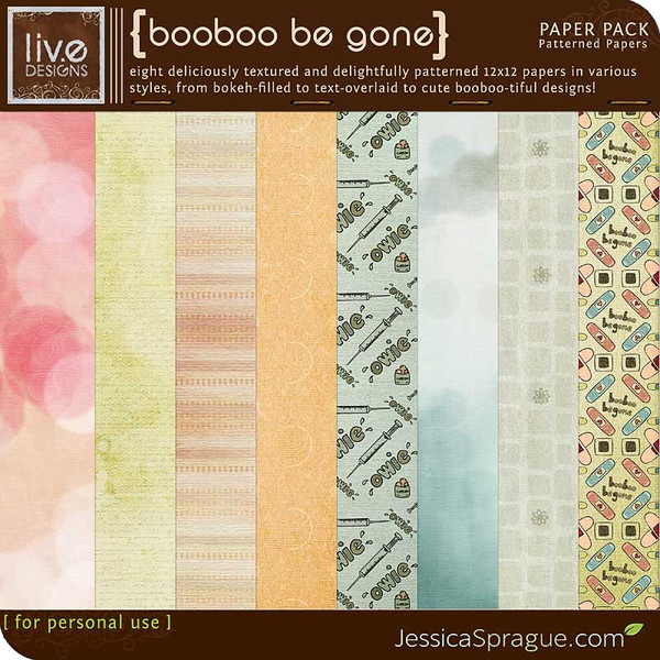 Booboo Be Gone - Patterned Papers