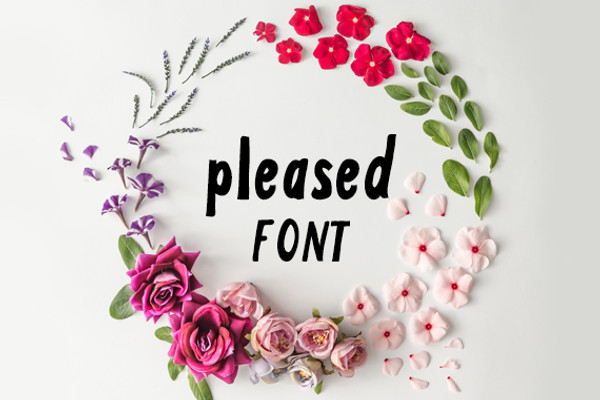 Pleased Font