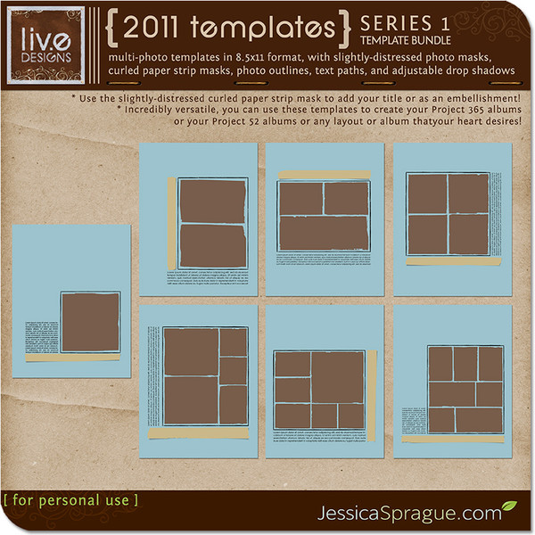 2011 Templates Series 1 - The 8.5x11 Bundle
