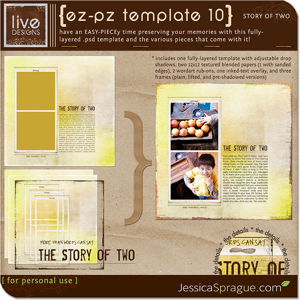 EZ-PZ Template 10 - The Story of Two
