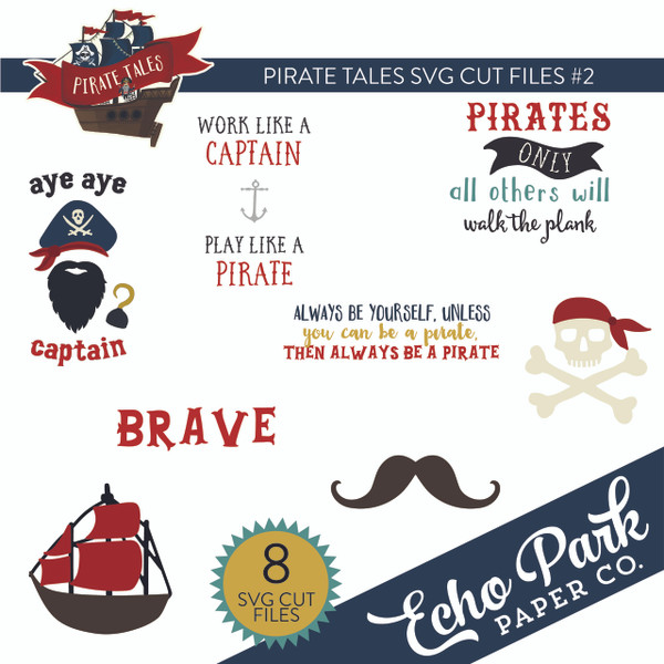 Download Pirate Tales Shark SVG Cut File - Snap Click Supply Co.