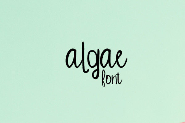 CG Algae Font