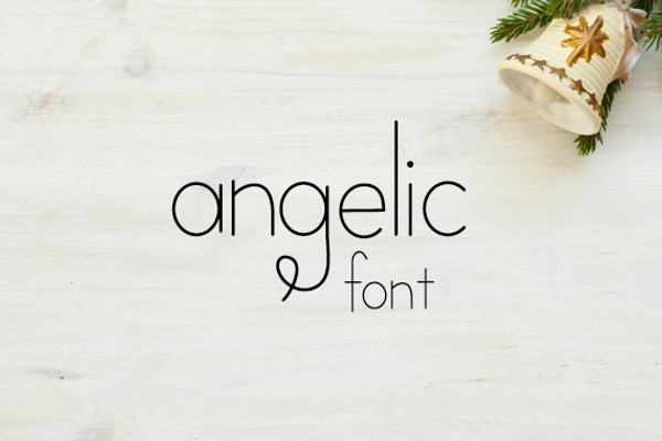 CG Angelic Font