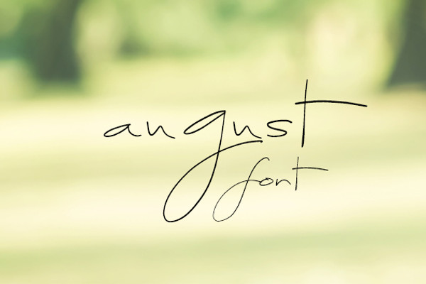 CG August Font