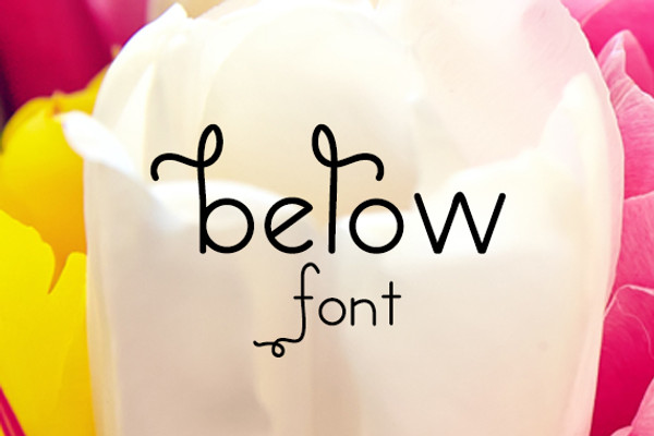 CG Below Font