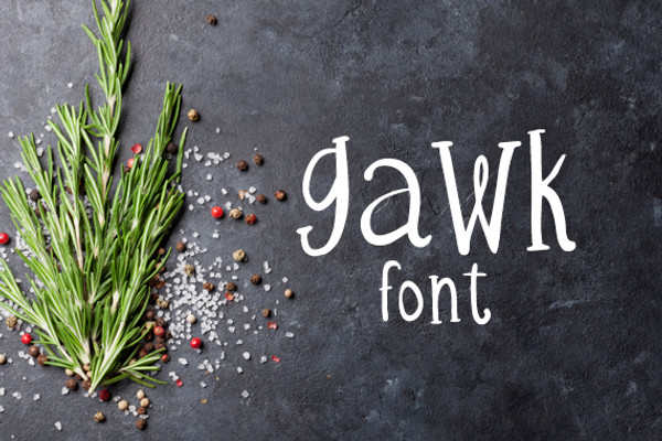 CG Gawk Font