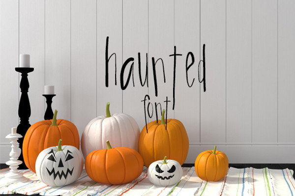 CG Haunted Font