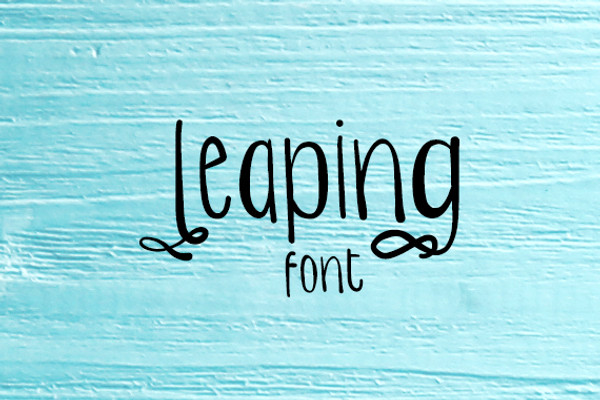 CG Leaping Font
