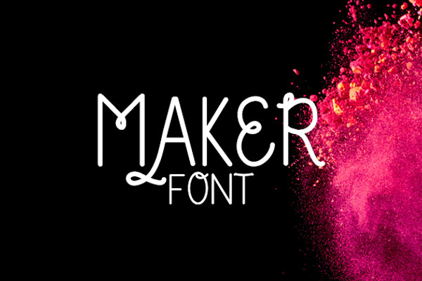 CG Maker Font