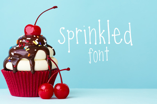 CG Sprinkled Font