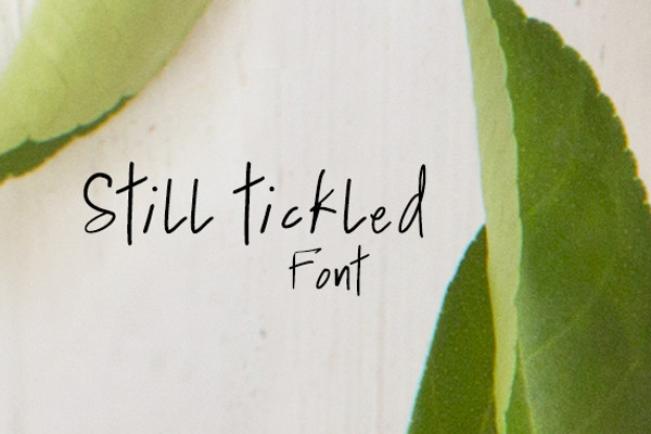 CG Still Tickled Font