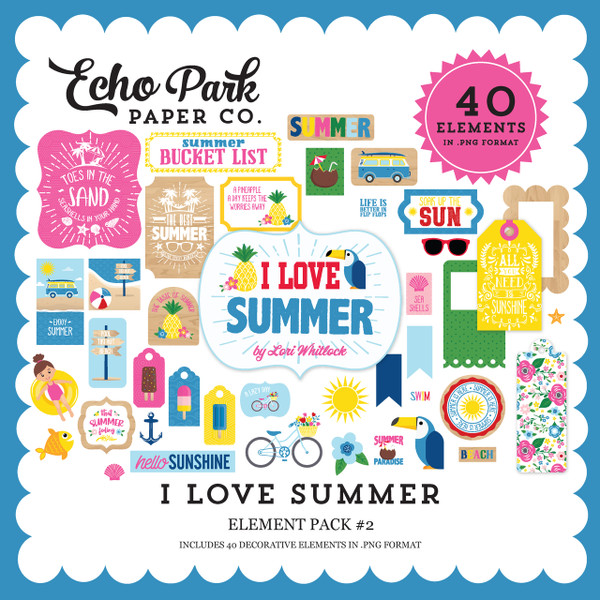 I Love Summer Element Pack #2