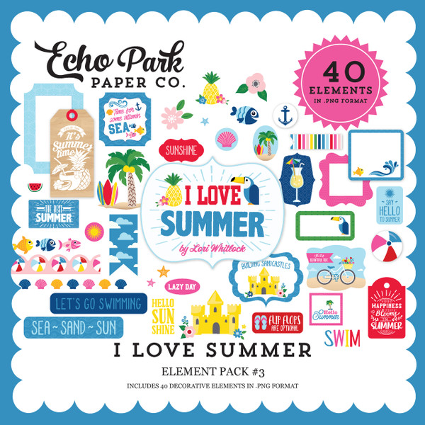 I Love Summer Element Pack #3