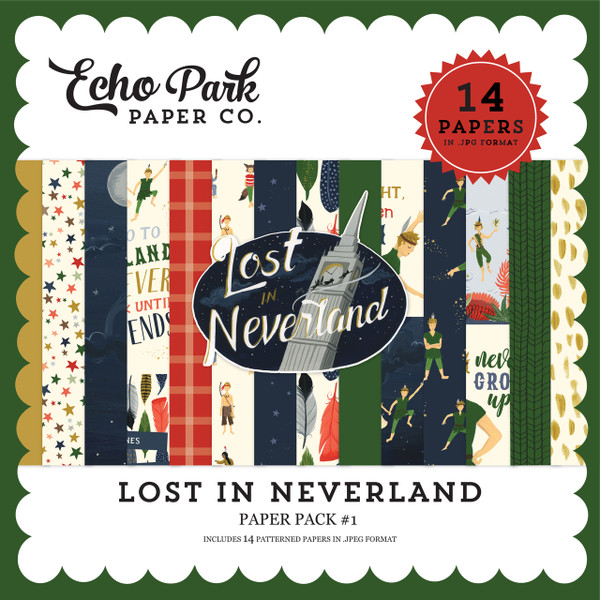 Lost In Neverland Paper Pack #1