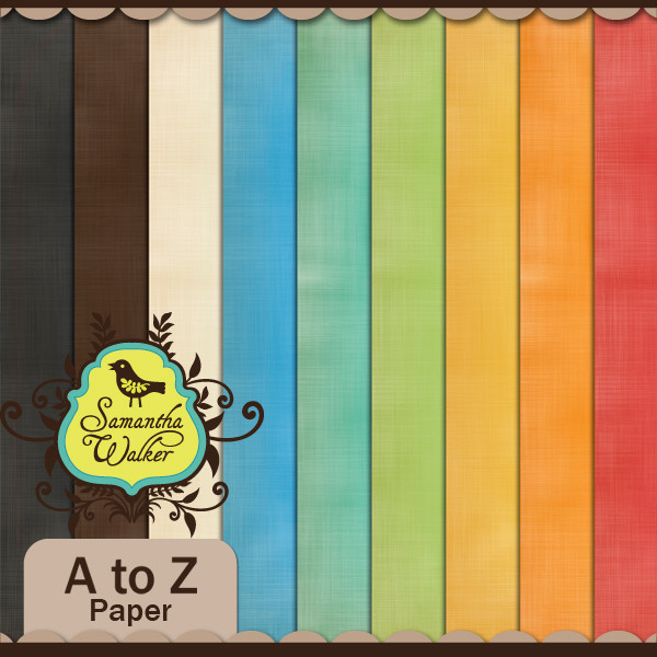 A to Z Linen Solids Paper Pack