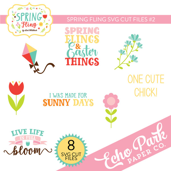 Spring Fling SVG Cut Files #2