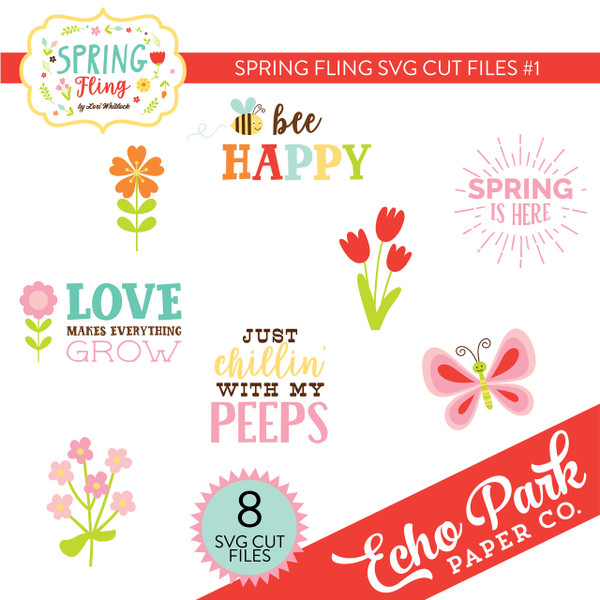 Spring Fling SVG Cut Files #1