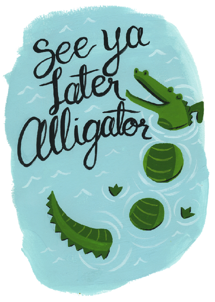 See Ya Later Alligator SVG Cut File