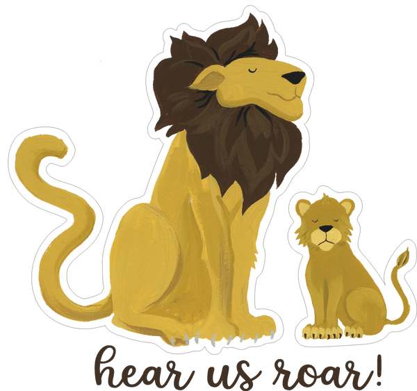 Hear Us Roar Lions Print & Cut File