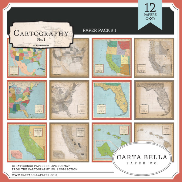 Cartography No. 1 Paper Pack #1