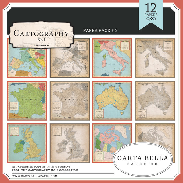 Cartography No. 1 Paper Pack #2