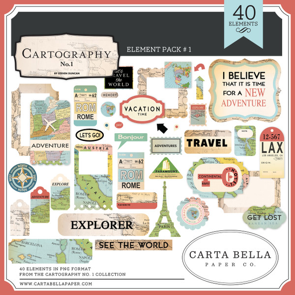 Cartography No. 1 Element Pack #1