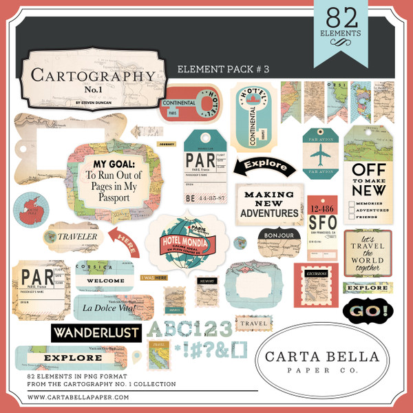 Cartography No. 1 Element Pack #3