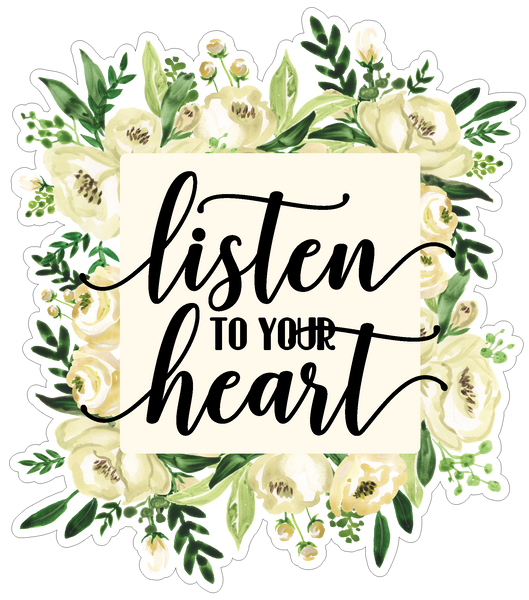Listen To Your Heart Print & Cut File