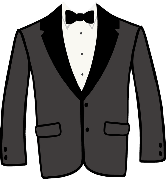 Tux Jacket SVG Cut File