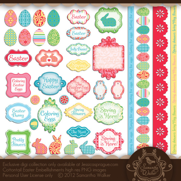 Cottontail Embellishments