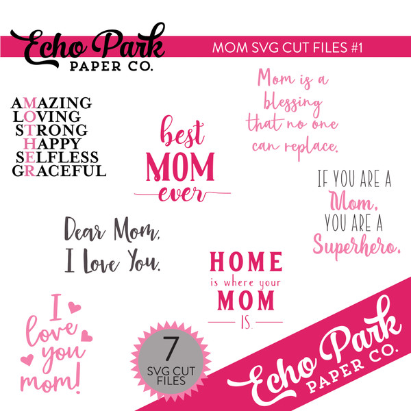 Mom SVG Cut Files #1