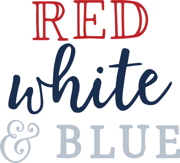 Red White & Blue #2 SVG Cut File