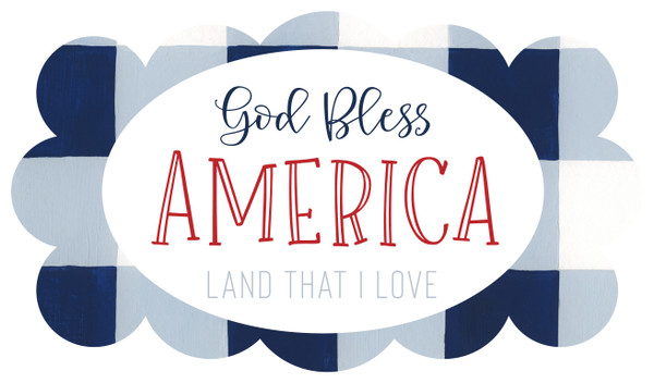 God Bless America Print & Cut File