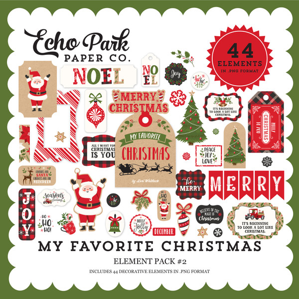 My Favorite Christmas Element Pack #2