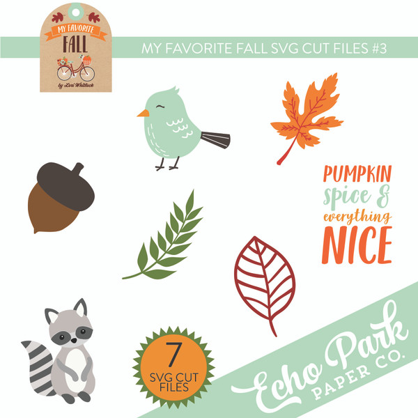 My Favorite Fall SVG Cut Files #3