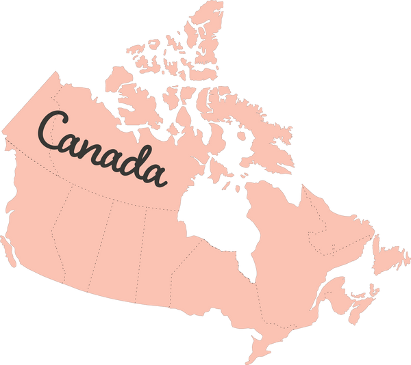 Canada Map SVG Cut File