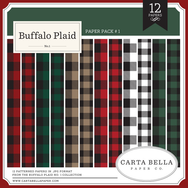 Buffalo Plaid No. 1 Paper Pack