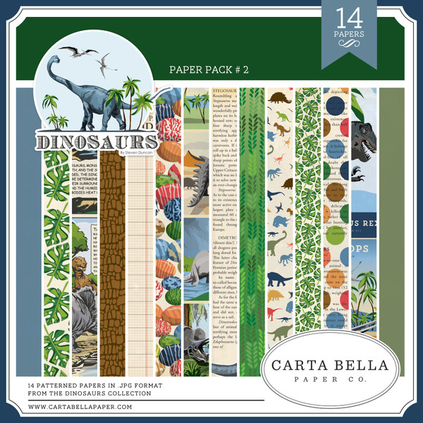 Dinosaurs Paper Pack #2