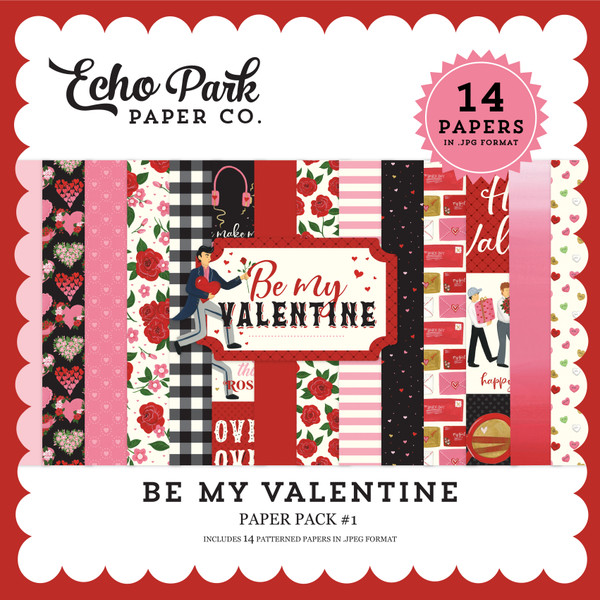 Be My Valentine Paper Pack #1