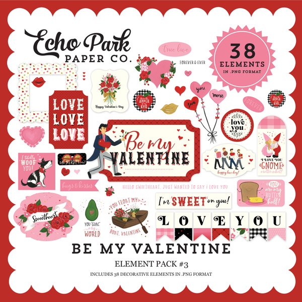 Be My Valentine Element Pack #3