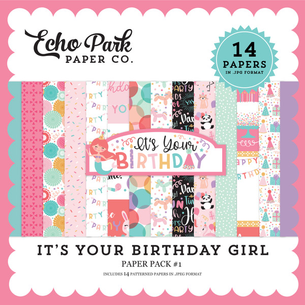 It's Your Birthday Girl Paper Pack #1