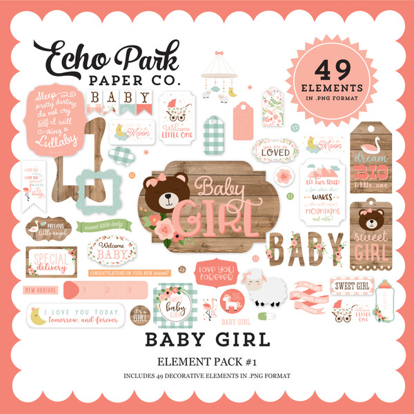 Baby Girl Element Pack #1