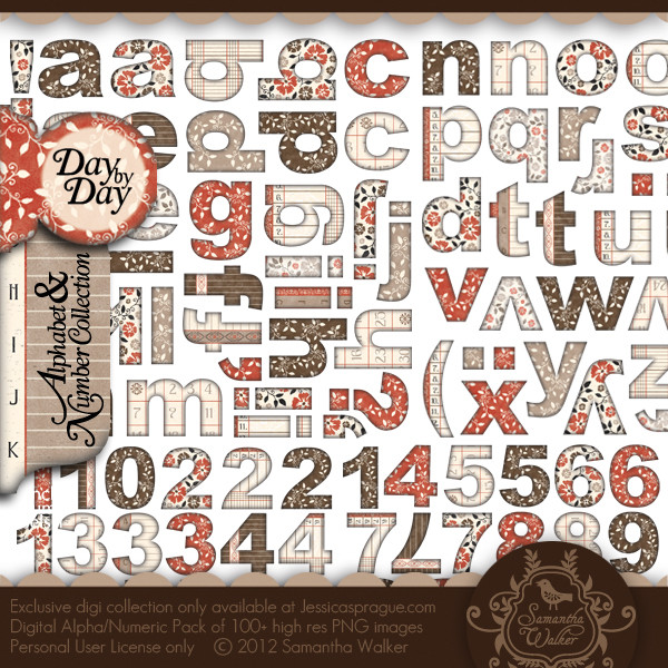 Day by Day Alphabet and Number pack