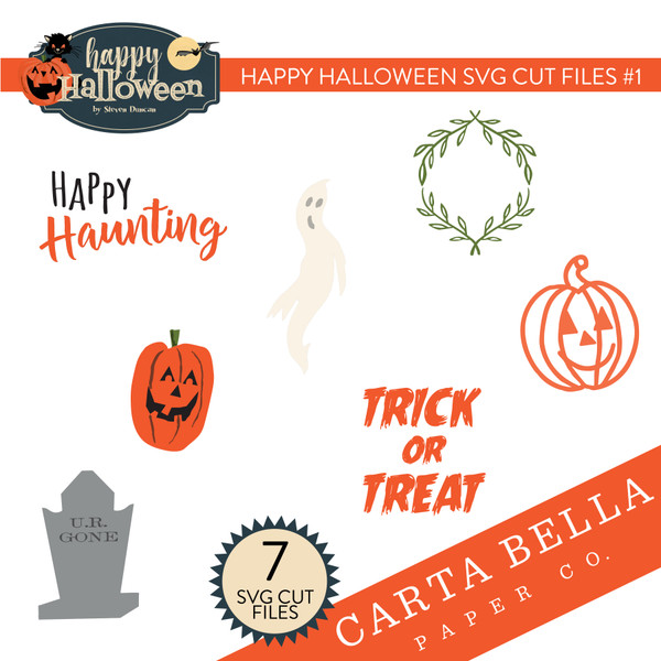Happy Halloween SVG Cut Files #1