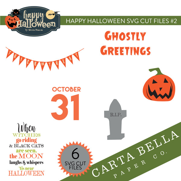 Happy Halloween SVG Cut Files #2