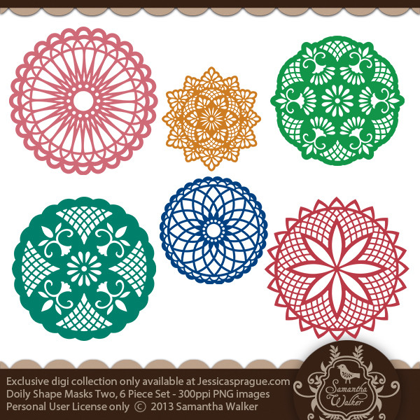 Doily Shape Mask Set Two